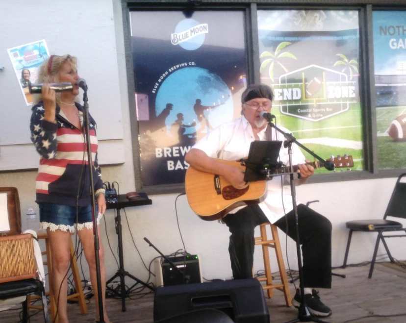 Wayne & Aimee at End Zone Englewood FL