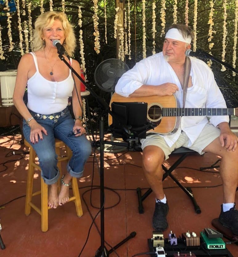 Wayne & Aimee country at Ken & Barbs