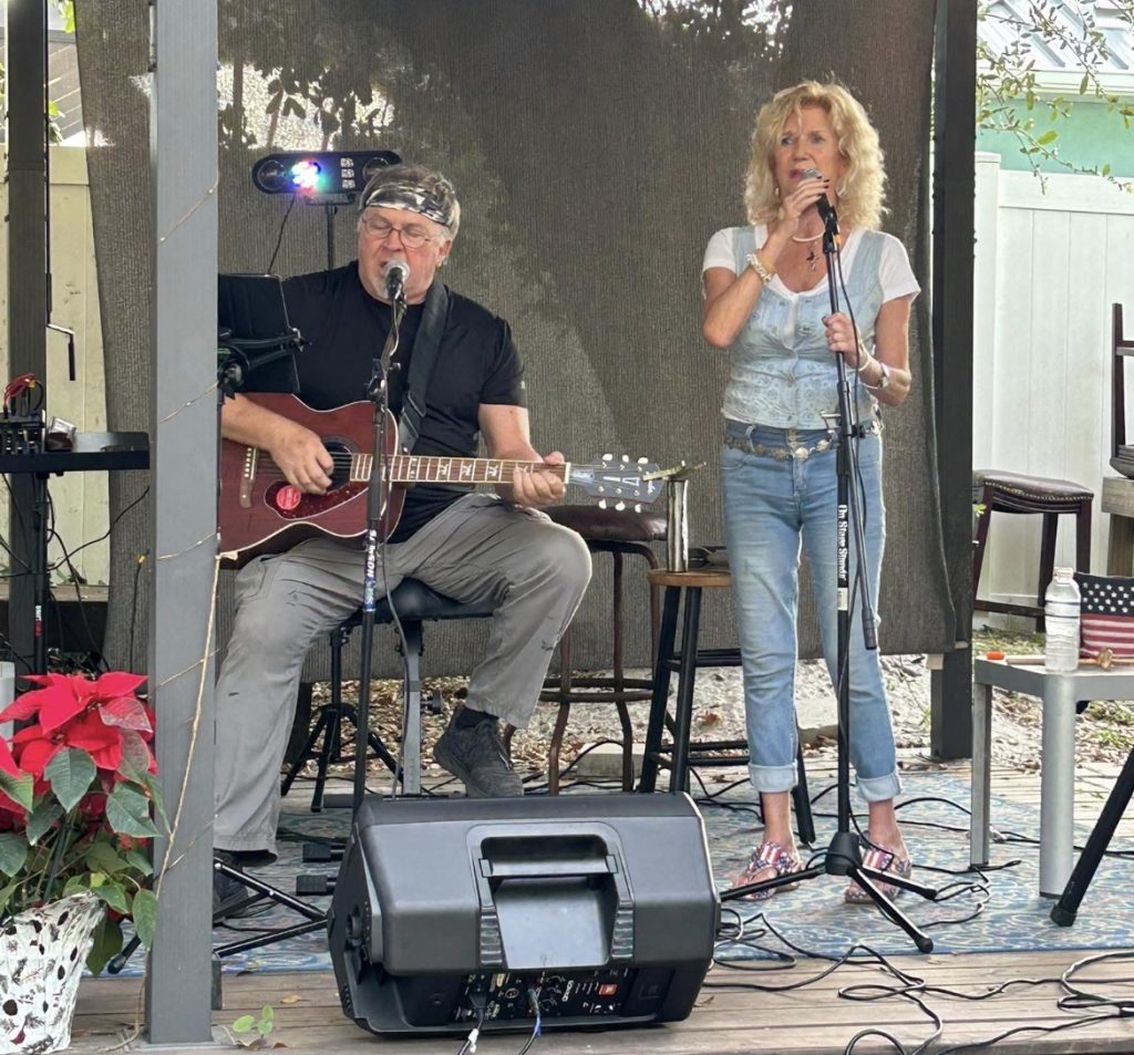 wayne and aimee country at White Rabbit saloon  Port Charlotte FL