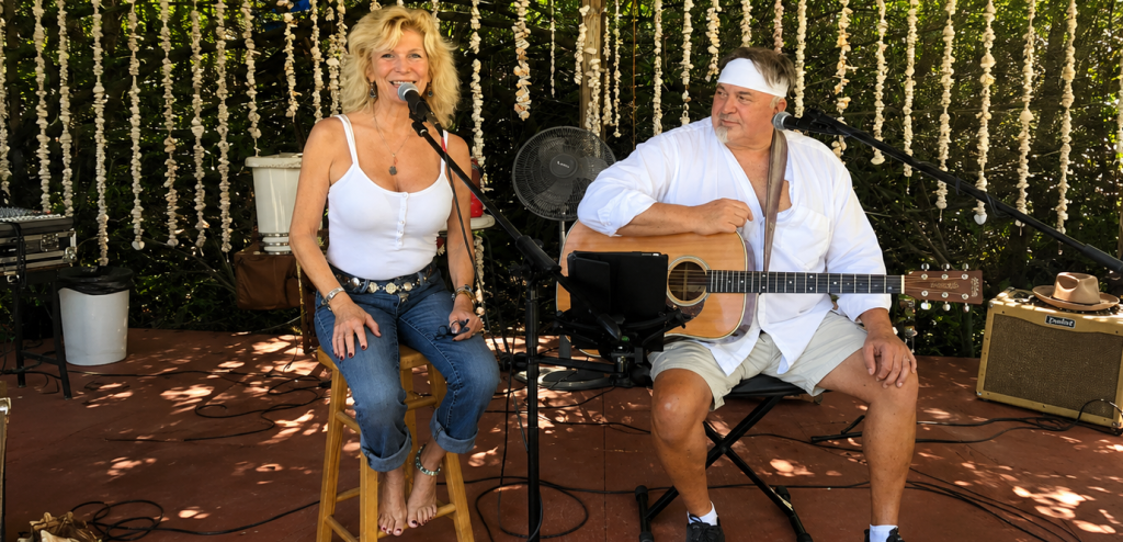 Wayne & Aimee Country Music on stage at El Jobean Bistro